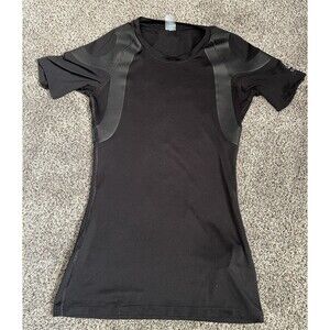 Odlo Active Spine Black Short Sleeve Athletic Shirt Base Layer Womens XS